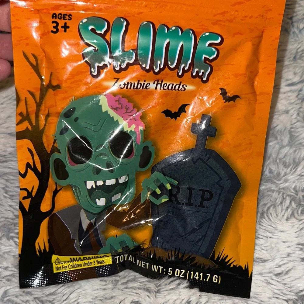 Colorful Slime Packets Unicorn Sparkle Mermaid Shells Zombie Heads Single Packs‎